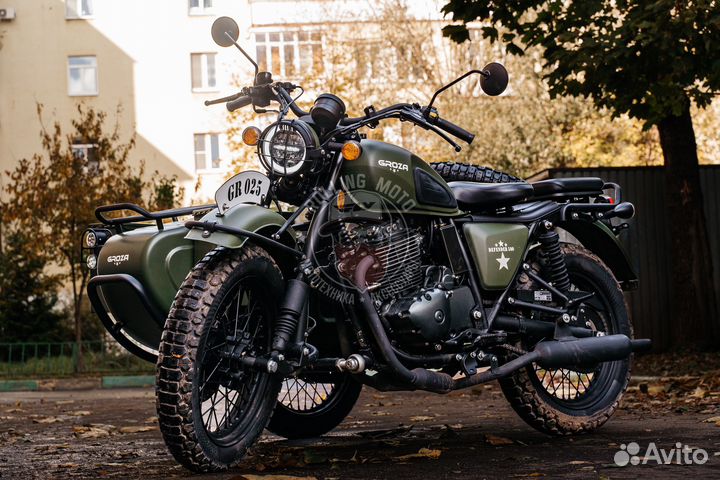 Мотоцикл с коляской Groza Defender 500 с птс
