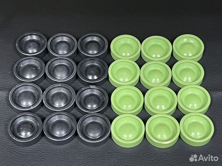 Шашки фишки старинные тяжёлые 1950-е года