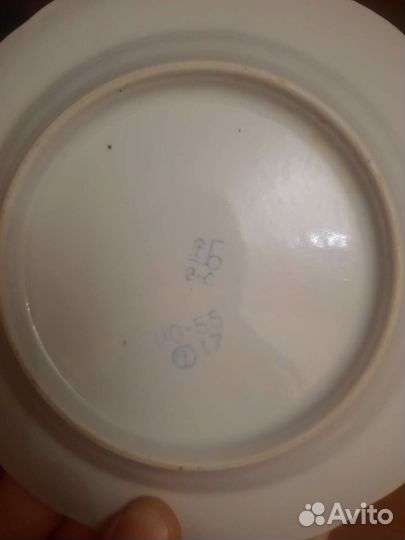 Фарфоровые тарелки СССР