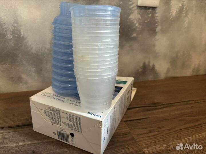 Набор контейнеров для молока avent