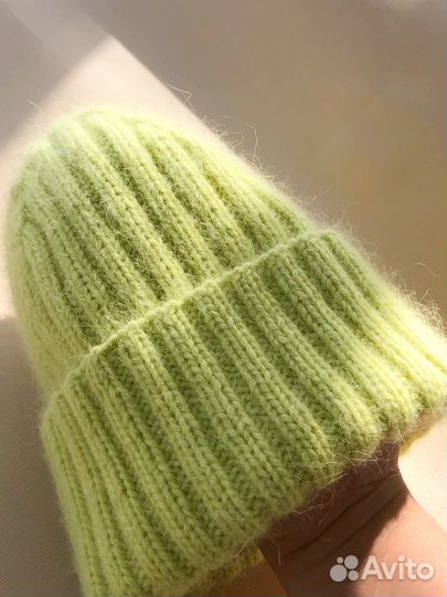 Шапка из ангоры (пух норки)