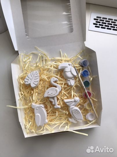 Фигурки для раскрашивания гипсовые