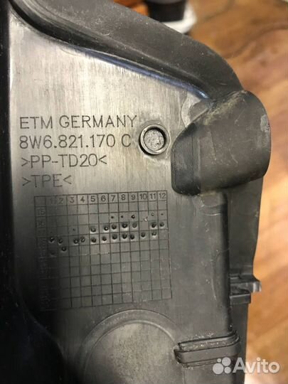 Накладка крыла Audi A5 8w6821170c 2016