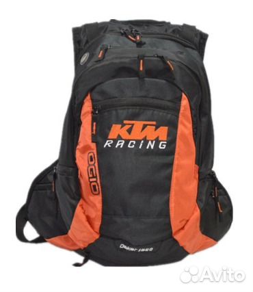 KTM моторюкзак dakar motopack новый чёрный, белый