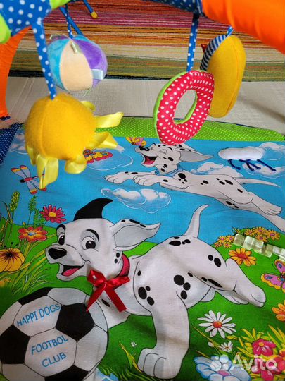 Развивающий коврик с далматинцами