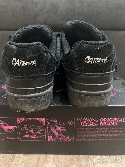 Кроссовки унисекс cat&sofa 44 черные
