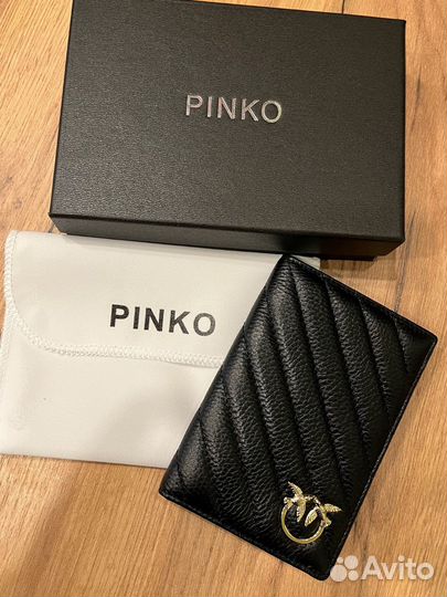 Обложка для паспорта Pinko натуральная кожа