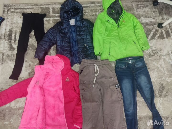 Пакет вещей на девочку возрост от 122 до 140