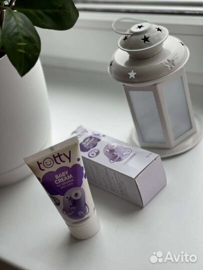 Детский крем для чувствительной кожи totty Гринвей