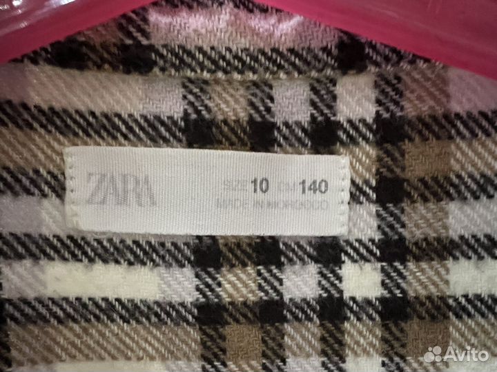 Рубашка Zara в клетку