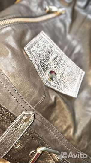 Кожаная куртка косуха sacha pacha