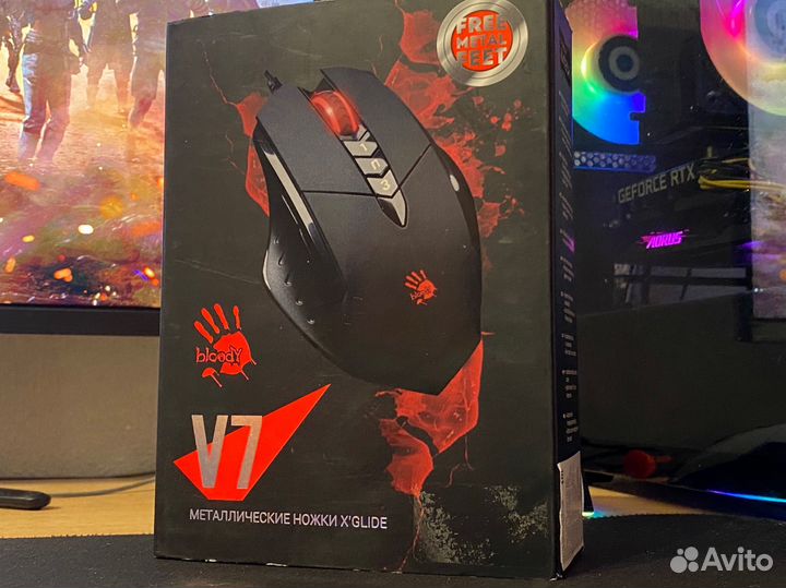Игровая мышь bloody v7