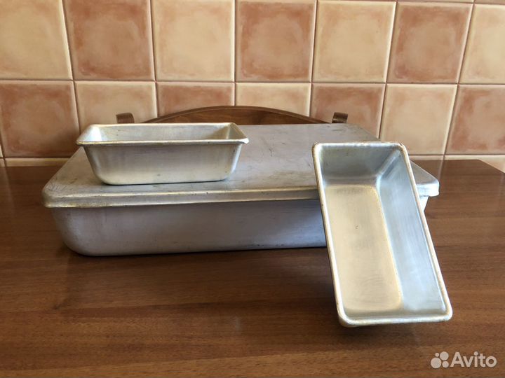 Форма - Лоток алюминевый пищевой. СССР