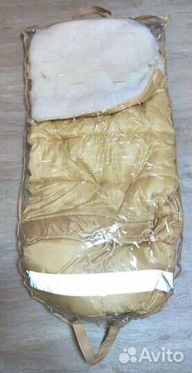 Зимний конверт в коляску на овчине