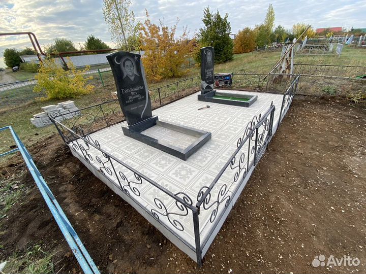 Памятники,установка, благоустройство