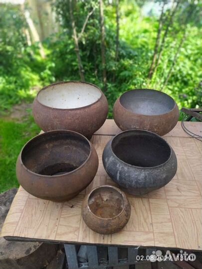Чугунные горшки