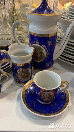 Антикварные тарелки Фарфор Ilmеnаu (Геpмания)