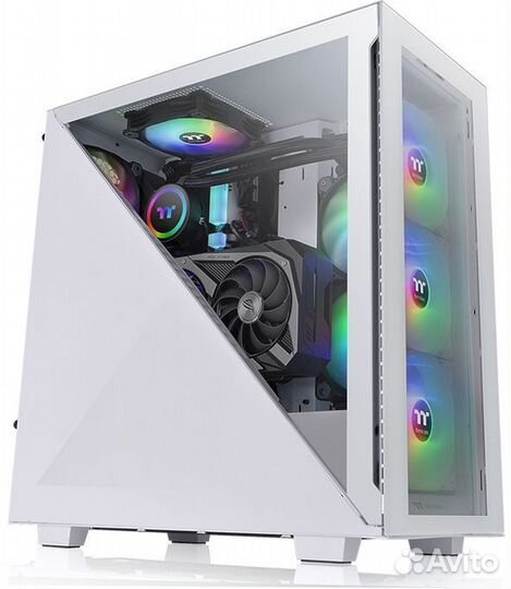 Корпус Thermaltake Divider 300 TG argb белый без б
