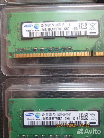 Оперативная память DDR2 / DDR3 dimm SO-dimm