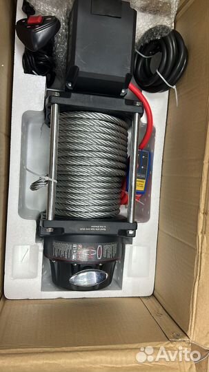 Лебедка 24V Electric Winch 20000lbs сталь