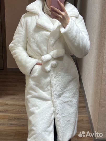 Шуба женская из искустаеного кролика