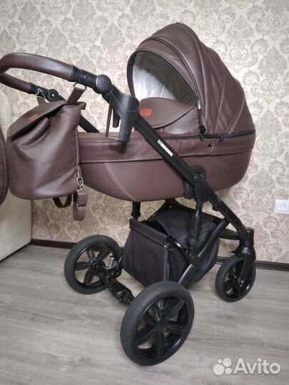 Детская коляска 3в1 Adamex Verdi Mocca