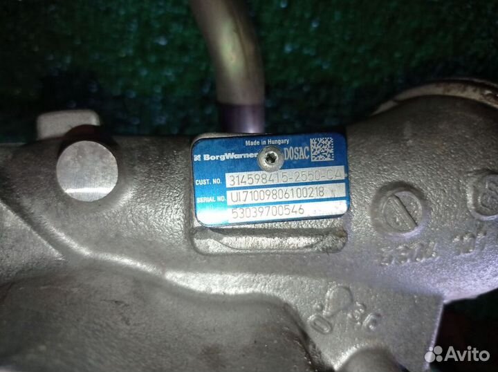 Volvo XC90 2015- XC60 турбокомпрессор турбина