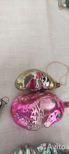 Елочные игрушки СССР одним лотом
