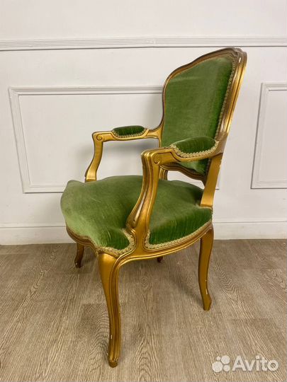 Пара Полукресел «Изумруд и золото»