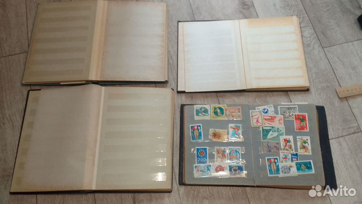 Кляссеры. Альбомы для марок. 4шт