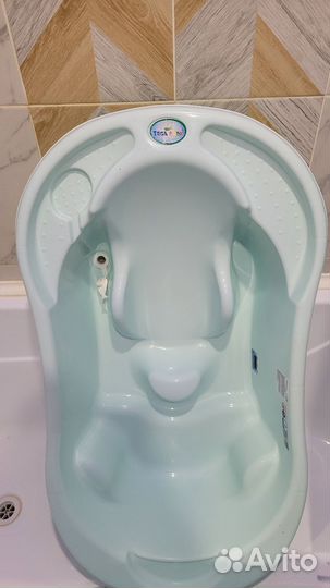 Ванночка для купания с горкой