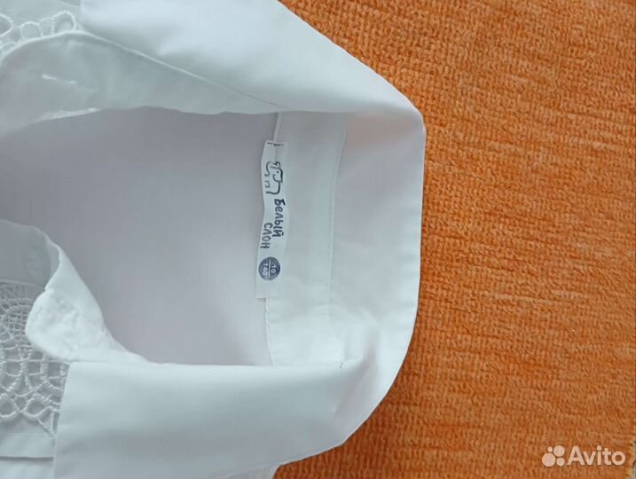 Блузка белая для девочек