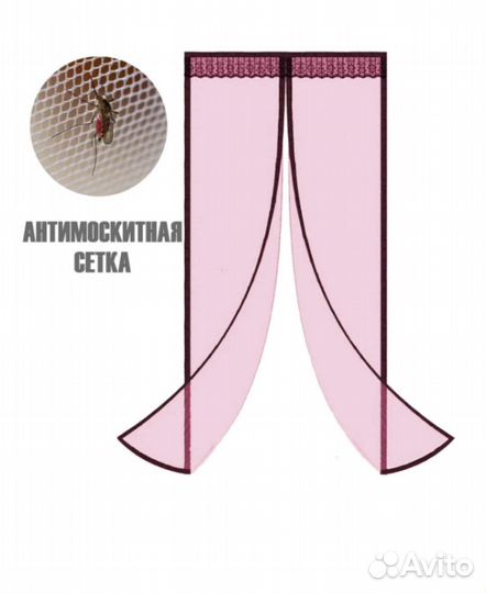 Антимоскитная сетка двери новая