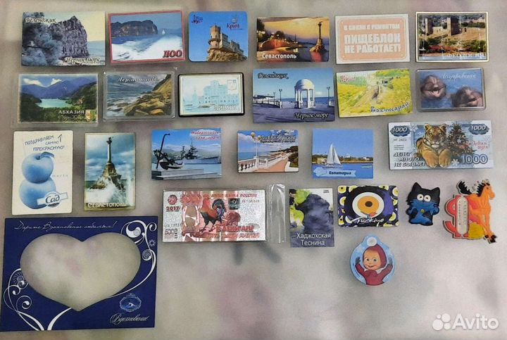Магниты сувенирные на холодильник
