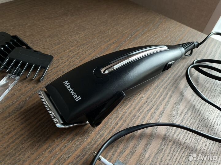 Машинка для стрижки волос maxwell mw-2112 bk