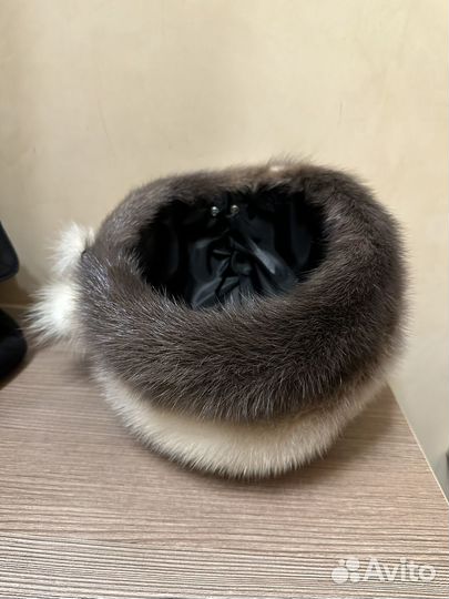 Шляпа из норки женская