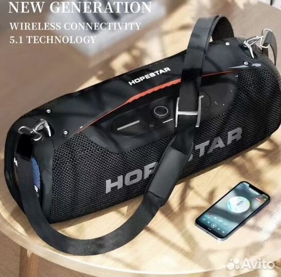 Блютуз колонка, новинка, большая,HopeStar A60
