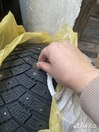 Зимняя резина r15 на дисках бу шипованая