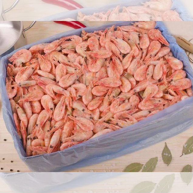 Креветки северные в/м, 150+ шт в кг, коробка 5 кг