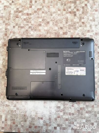 Ноутбук sony vaio vgn