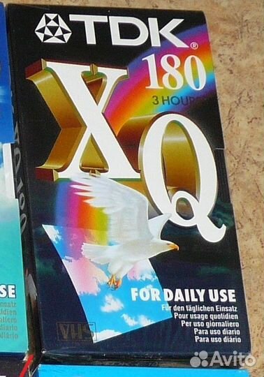 Видеокассеты VHS Sony DX TDK XQ 180 б/у