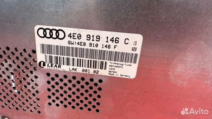 TV-тюнер Audi A6 C6 AUK 3.2 2008