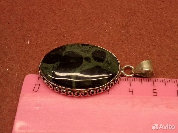 Яшма cambaba. кулон, серьги посеребрение