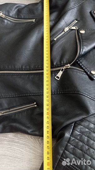 Куртка кожзам, девочки р-р 44-46