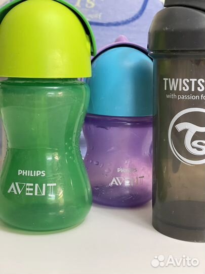 Поильники philips avent twistshake happy baby