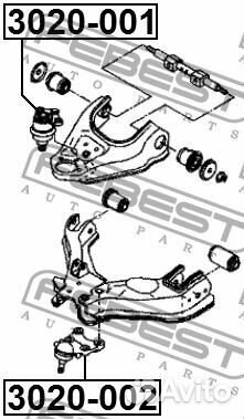 Опора шаровая переднего нижнего рычага