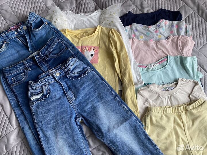 Вещи пакетом на девочку 122