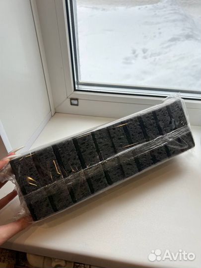 Черные губки для мытья посуды оптом