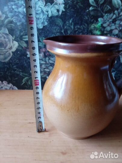 Глиняный кувшин крынка СССР