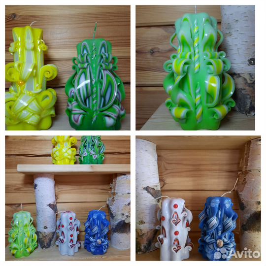 Резные свечи